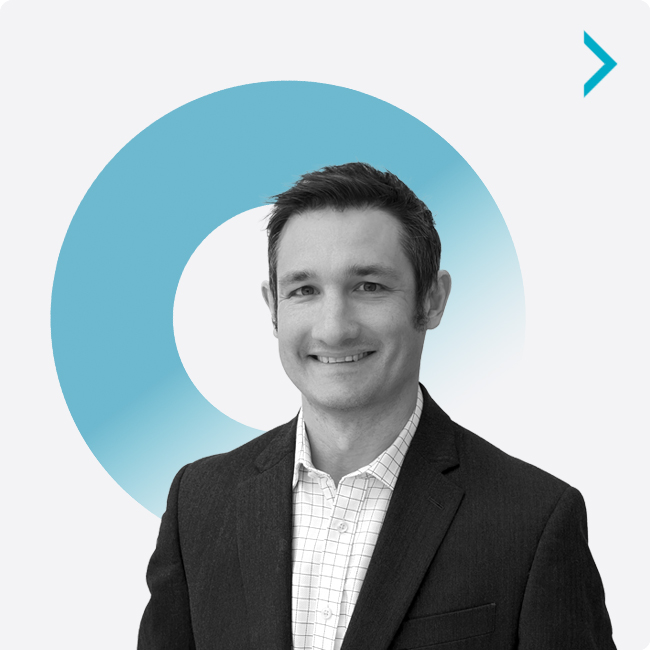 Antony Clegg, SVP, Product Management and Client Partner for Odessa, smiling in a professional headshot.