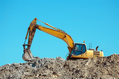 construction-odessa-equipment-finance-software-news Construction vehicle at work digging