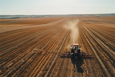 odessa-news-equipment-finance-everything-as-a-service Tractor plowing a large field